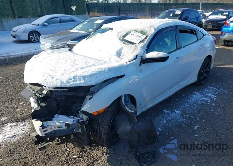 2019 Honda Civic Sport z USA, uszkodzony, nr VIN 2HGFC2F85KH506448